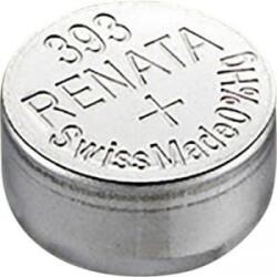 Renata 393 gombelem, ezüstoxid, 1, 55V, 80 mAh, Renata SR754W, SR48, SR754, V393, D393, 255, F, SB-B3, RW48, BS15, B-SR48H (393.CU MF)