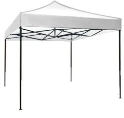 Flippy Összecsukható sátor rendezvényekre, fémkeret udvarra és kertre, 2x2 m, Fehér, Flippy