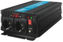 Green Cell Инвертор 12/220 V DC/AC 1000/2000W Pure Sine Wave /чиста сиунусоида/ TED000378 TED ELECTRIC (TED-INV-12V-1000W) - xtreme