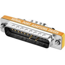 Renkforce D SUB, soros port átalakító [1x D-SUB dugó, 9 pólusú - 1x D-SUB dugó, 25 pólusú] Narancs színű Renkforce 1514419 (RF-4543257)