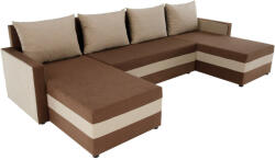 Tempo Univerzális ülőgarnitúra, barna/bézs, PAULITA U