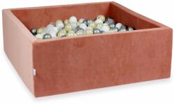  Négyzet alakú labdamedence agyagszín 110x110cm