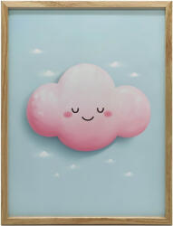  Różowa Chmurka, 70x100 cm, rama aluminiowa czarna, papier matowy 230 gsm