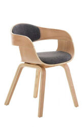 Kingston Étkezőszék - Szövet - Natúr/Szürke