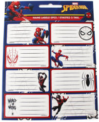  Spiderman (Pókember) World of Webs Füzetcímke - 16 db