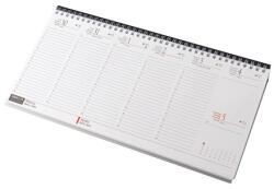 REALSYSTEM 2026 7931-01 fehér papíros fekvő fekete asztali naptár (7931-01) - officedepot