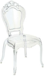 King Home Elegáns Átlátszó Polikarbonát Szék - 97cm (KHM-666-APC)