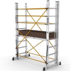 CAGSAN POLYSAFE Többfunkciós Szerelőállvány - 4, 7m Munkamagasság (PL003)