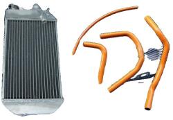 Yamaha Banshee 350 alumínium radiátor, tartós szerkezet, fokozott hűtési hatékonyság, narancssárga