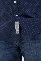 La Martina normál szabású ing virágos logóval ZMC020 Navy Blue 2XL INTL