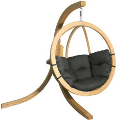  SwingPod Függőfotel Állvánnyal - Grafit - 120x120x82cm