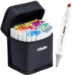  Alkohol művészeti markerek, kettős tipikus kialakítás, élénk színtartomány, Oahu 120 színek