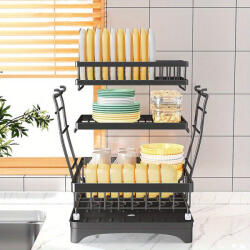  Praktikus 3 Szintes Edénycsepegtető Állvány (KTS-047)