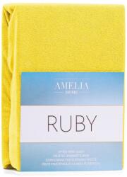 AmeliaHome Lepedő RUBY sárga frottír 200-220x200 AmeliaHome