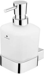 Nimco Kibo - Dozator de săpun cu suport, sticlă mată/crom Ki 14031C-T-26 (Ki 14031C-T-26)