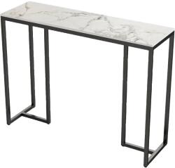  Konzolasztal, modern kialakítás, márvány teteje, Xne