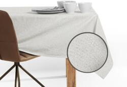 DecoKing Asztalterítő Sparkle krémű metálfényes modern 110x200 owal DecoKing