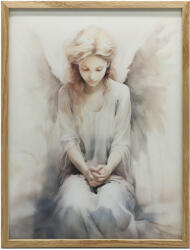  VÁSZON FESTMÉNY FALHOZ UNDEEPLY BLUE BEAUTY 70x100 CM