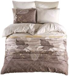 Atisat Ágyneműhuzat garnitúra, 100% pamut renforce, egyszemélyes, 3 részes, Larina barna