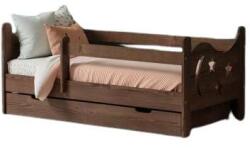  Dora Gyermekágy - Fenyőfa - Dió - 80x160 cm