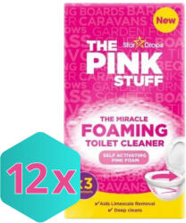 The Pink Stuff habos WC-tisztító 3x100g KARTON - 12db (5060033821664)