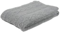  Kötött takaró ava 130x170 szürke Rehabilitációs termékek gyapjúból készült kötöttáru i osztály, 1. szabály ágynemű Melegítő termékek - Takaró