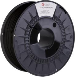 C-TECH PREMIUM LINE ABS 3D nyomtatószál, közlekedési fekete RAL9017 (3DF-P-ABS1.75-9017)