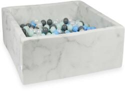  Négyzet alakú labdamedence márvány mintás velvet 110x110cm