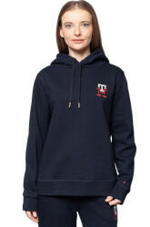 Tommy Hilfiger női pulóver húzózsinórral és hímzett logóval, sötétkék, 2XL INTL