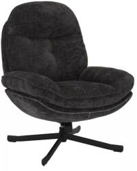 SIGNAL MEBLE Harper Luxus Forgó Fotel Szövet Fekete TILT (HARPERC)