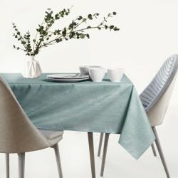 AmeliaHome Asztalterítő Vesta mentazöld dombornyomott modern 155x450 AmeliaHome