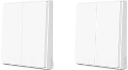 Intelligens fali kapcsoló, Zigbee vezeték nélküli vezérlés, nincs szükség semlegesre, 2X Wireless 2 kulcs