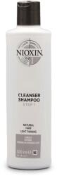 Nioxin System 1 Cleanser Shampoo tisztító sampon ritkuló hajra 300 ml