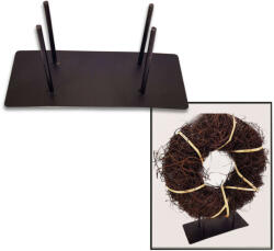  Fém talp kreatív dekorációkhoz fekete (4498B)