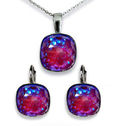 Swarovski Ékszerszett - Lilakék Kristály - Ezüst