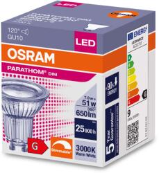 OSRAM LED крушка Ledvance PARATHOM, GU10, 7.9W, 650lm, 3000K (AC32737)