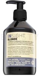 INSIGHT Blonde Cold Reflections Brightening Shampoo ragyogó sampon a szőke hideg árnyalataiért 400 ml