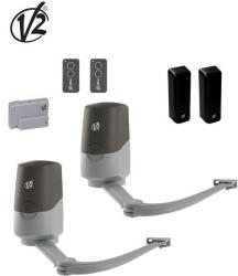  VIDUE KLZORUS224V 24 Vdc-s csuklókaros szárnyaskapu mozgató szett 2 x 2, 8 m-s szárny méretig