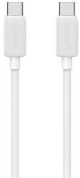 USAMS KY cablu de date (Tip-C - Tip-C, 60W, încărcător rapid PD, 200cm) ALB (SJ696USB02)
