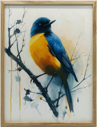  KERET FALI PLAKÁT BIRD MOMENT 50x70 CM SÖTÉTBARNA