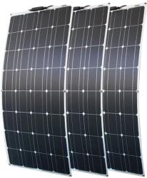  Napelem, hordozható, hatékony energiaellátási megoldás, 300 W-os napelem