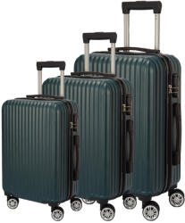 Dollcini Dollcini, Világjáró Bőrönd 3db set, 28" 24" 20" , 528296_D_3db, Sötétzöld