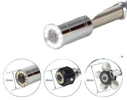 Csatornacső-ellenőrző kamerafej, ipari endoszkóp, csővezeték-alkatrészek cseréje, 23 mm-es egyetlen kamera