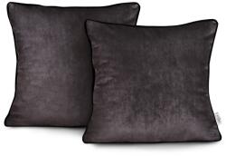 AmeliaHome Díszpárnahuzat VELVET barna glamour bársony 45x45 ameliahome