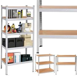 Springos nagy teherbírású Salgó polcrendszer MDF lapokkal 150x75x30cm - Max. 675kg teherbírás (SPRI-HA5260)