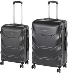 Leziter TraveLux Max VII gurulós bőrönd szett fekete (LTRMBS-VII-BL) - pepita