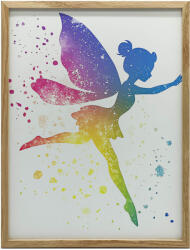  KERET FALI PLAKÁT TÜNDÉR TÜNDÉR SZIVÁRVÁNY FA 70x100