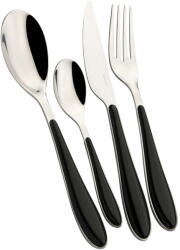 Casa Bugatti Gioia Evőeszközkészlet - 24 részes - Fekete