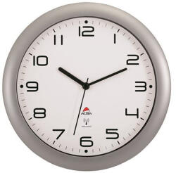 Alba Rádióvezérlésű Falióra - 30 cm, Ezüst, Csendes