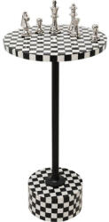 KARE Design Domero Chess 25 Sakkmintás Kisasztal Fekete-Fehér (86569)